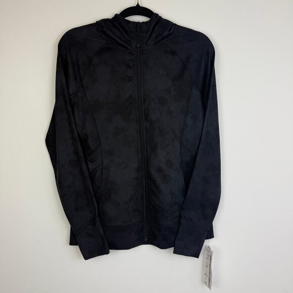 NWT RBX Active Womens Activewear Full-Zip Long Sleeve Hooded Black Jacket Small - Picture 1 of 11